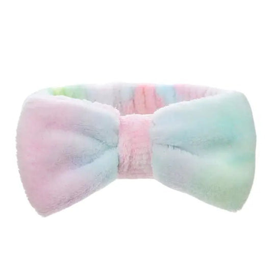 POPPET LOCKS | FLUFFY MAKEUP HEAD BAND - PASTEL RAINBOW by POPPET LOCKS - The Playful Collective