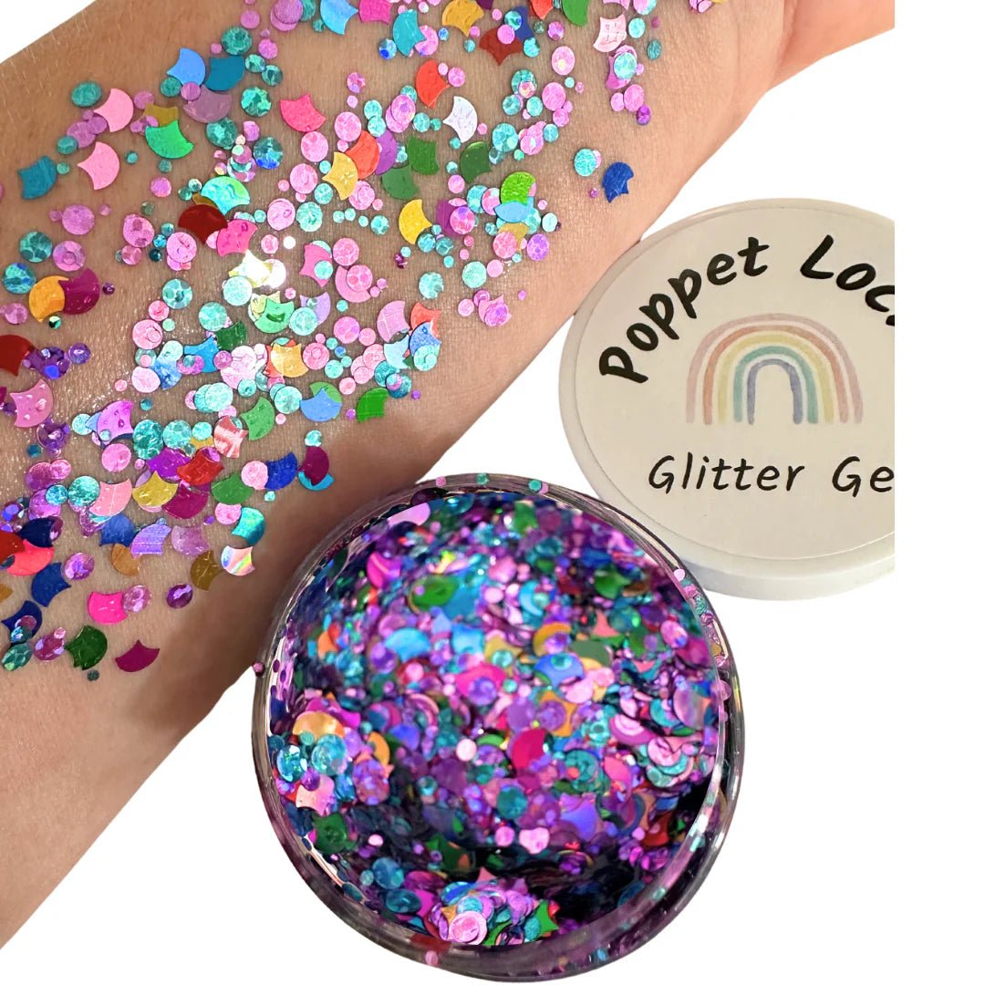 POPPET LOCKS | GLITTER GEL - HAIR FACE & BODY - MERMAID SCALES by POPPET LOCKS - The Playful Collective