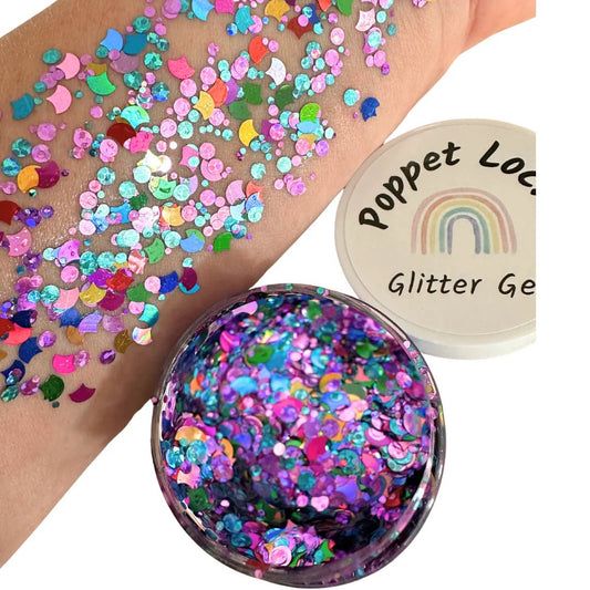 POPPET LOCKS | GLITTER GEL - HAIR FACE & BODY - MERMAID SCALES by POPPET LOCKS - The Playful Collective