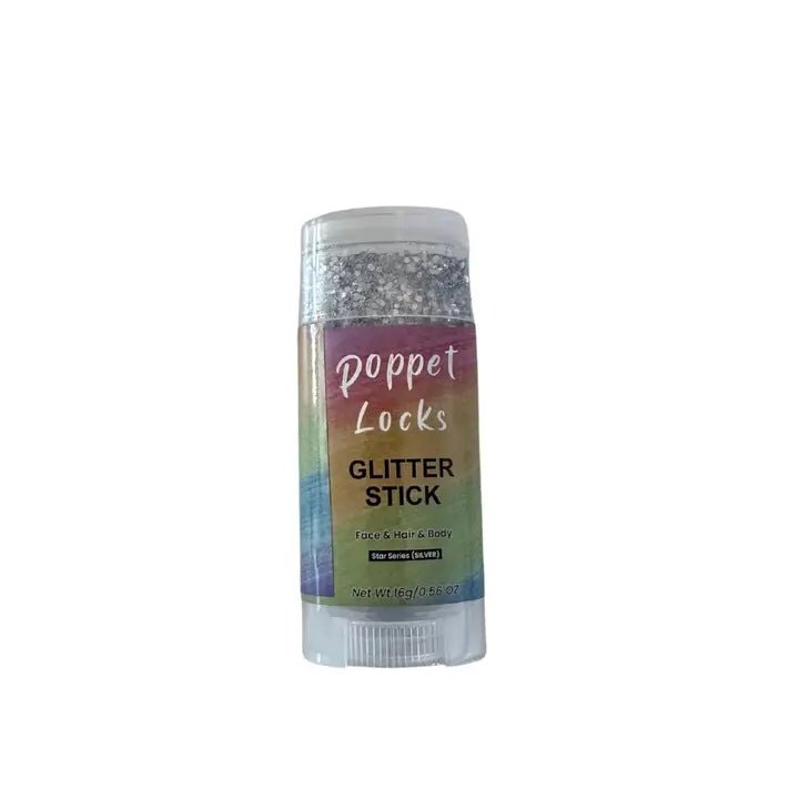 POPPET LOCKS | GLITTER STICK - FACE & BODY BALM - SILVER by POPPET LOCKS - The Playful Collective