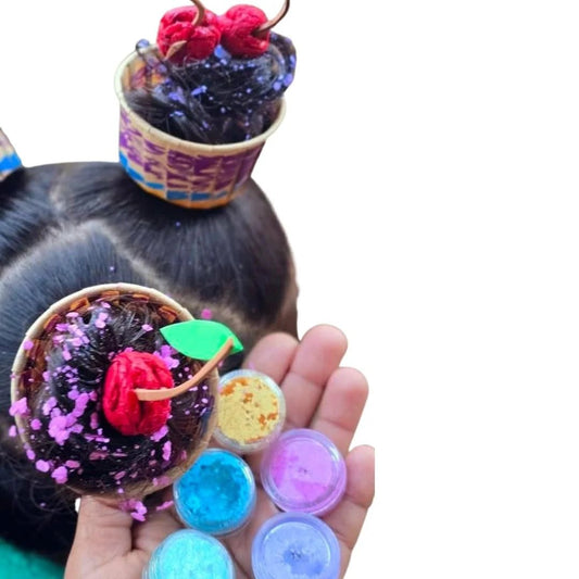 POPPET LOCKS | PASTEL GLITTER / BALM WAX SET - PACK OF 12 COLOURS by POPPET LOCKS - The Playful Collective