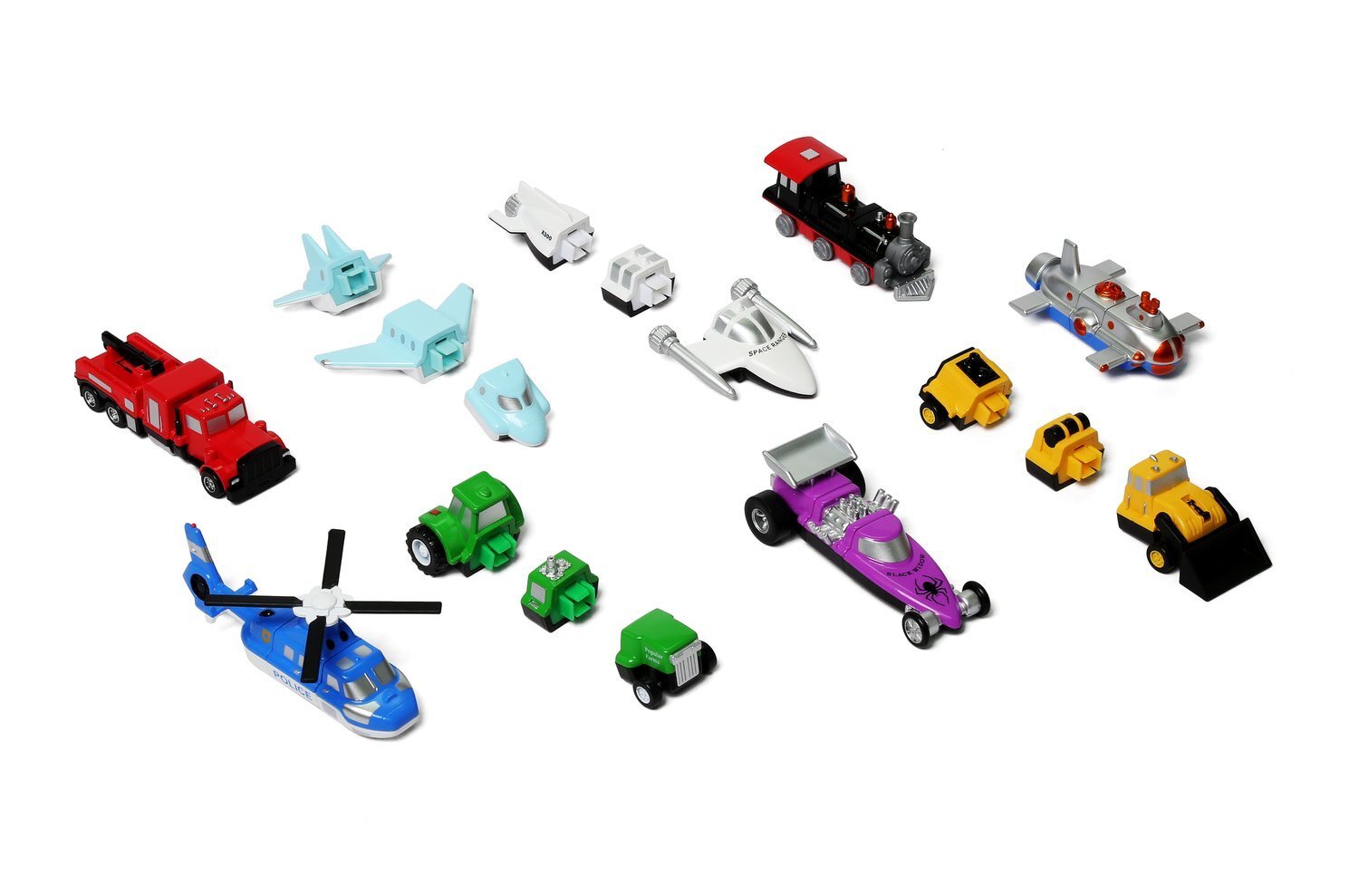 POPULAR PLAYTHINGS | MICRO MIX OR MATCH VEHICLES - DELUXE SET 2 by POPULAR PLAYTHINGS - The Playful Collective