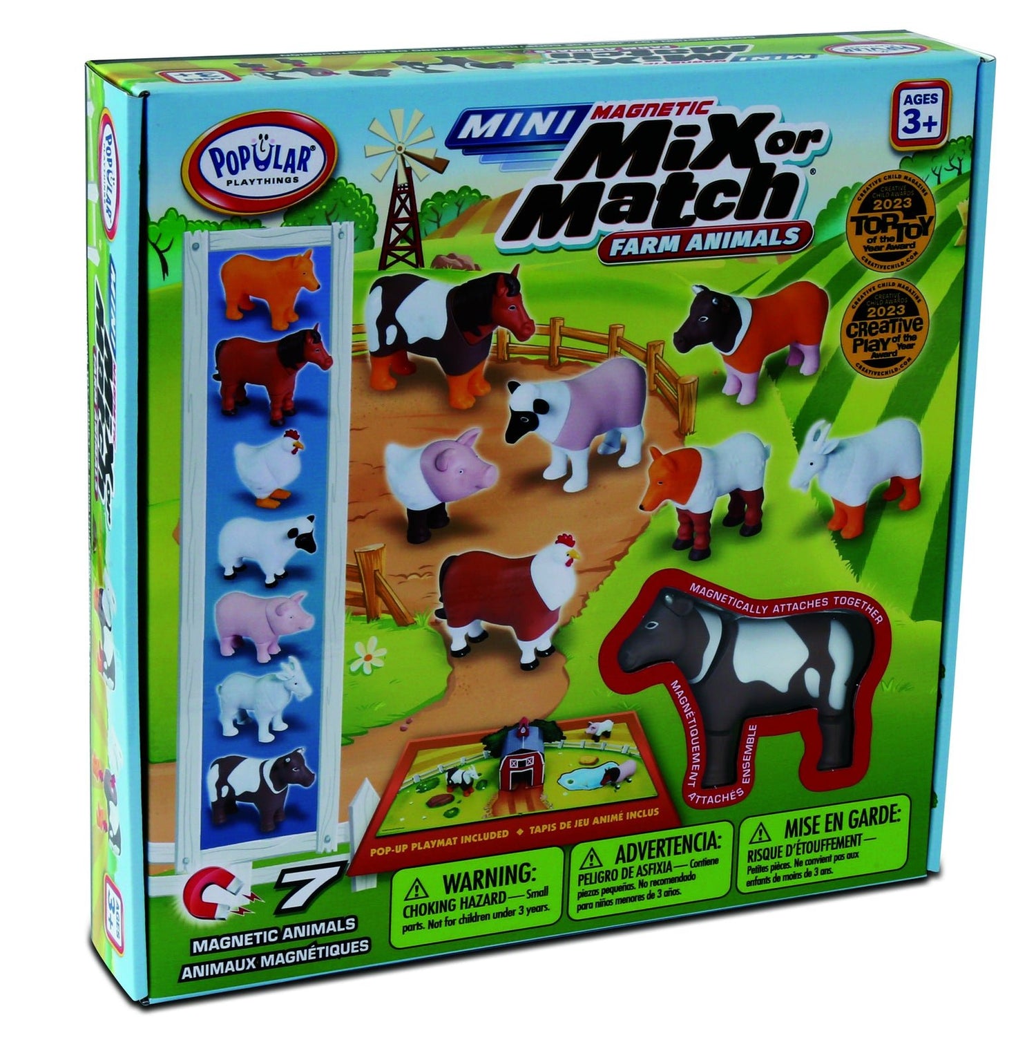 POPULAR PLAYTHINGS | MINI MAGNETIC MIX OR MATCH FARM ANIMALS by POPULAR PLAYTHINGS - The Playful Collective