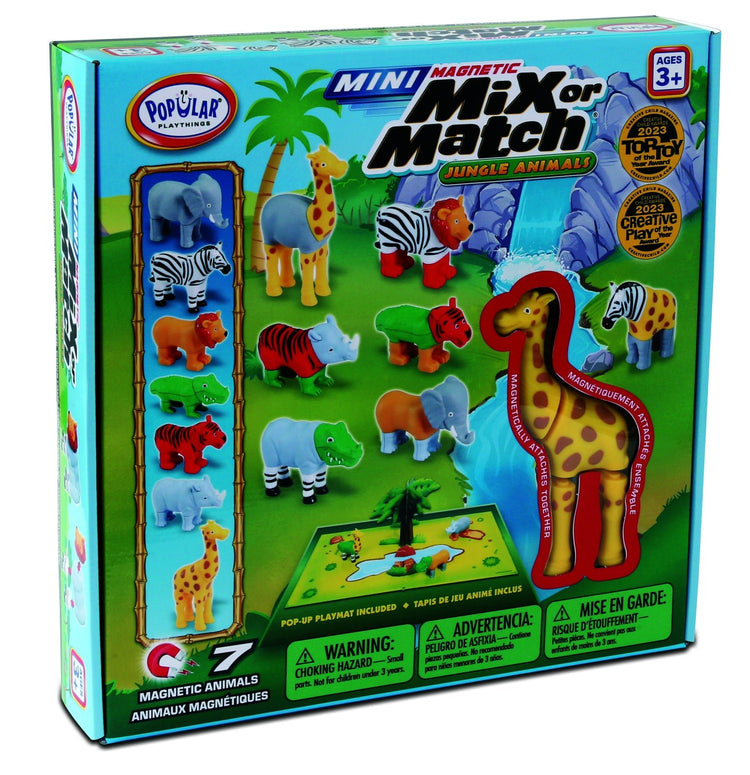 POPULAR PLAYTHINGS | MINI MAGNETIC MIX OR MATCH JUNGLE ANIMALS by POPULAR PLAYTHINGS - The Playful Collective