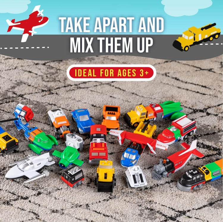 POPULAR PLAYTHINGS | MIX OR MATCH JUMBO VEHICLES - SET 1 by POPULAR PLAYTHINGS - The Playful Collective