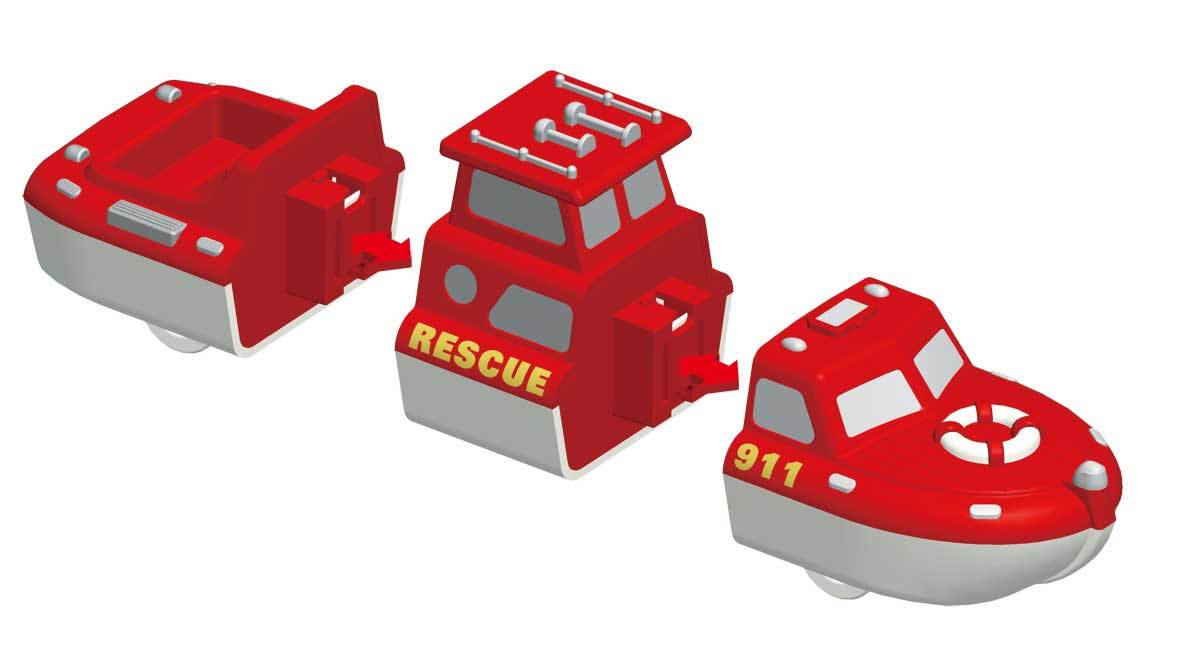 POPULAR PLAYTHINGS | MIX OR MATCH VEHICLES - FIRE & RESCUE by POPULAR PLAYTHINGS - The Playful Collective