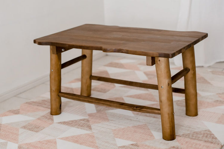 QTOYS | ACACIA (HARDWOOD) TREE TABLE AND 2 BENCH SEATS by QTOYS - The Playful Collective