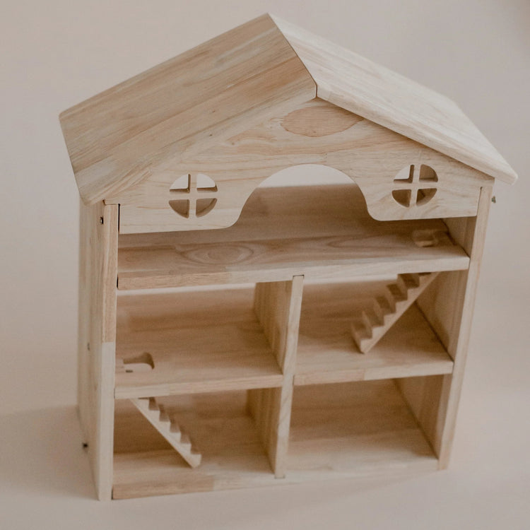 QTOYS | CLASSIC WOODEN DOLLHOUSE by QTOYS - The Playful Collective