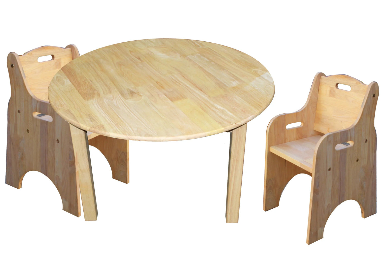 QTOYS | MEDIUM ROUND TABLE WITH 2 TODDLER CHAIRS by QTOYS - The Playful Collective