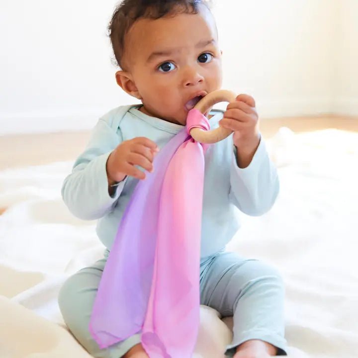 SARAH'S SILKS | BABY TEETHER - BLOSSOM *PRE - ORDER* by SARAH'S SILKS - The Playful Collective