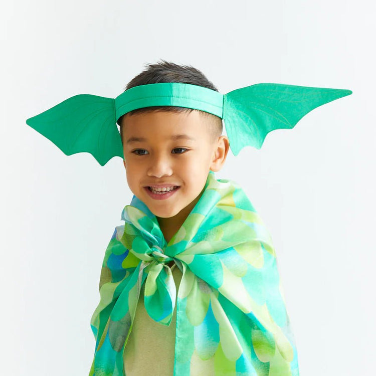 SARAH'S SILKS | DINOSAUR / DRAGON EARS HEADBAND - GREEN *PRE - ORDER* by SARAH'S SILKS - The Playful Collective