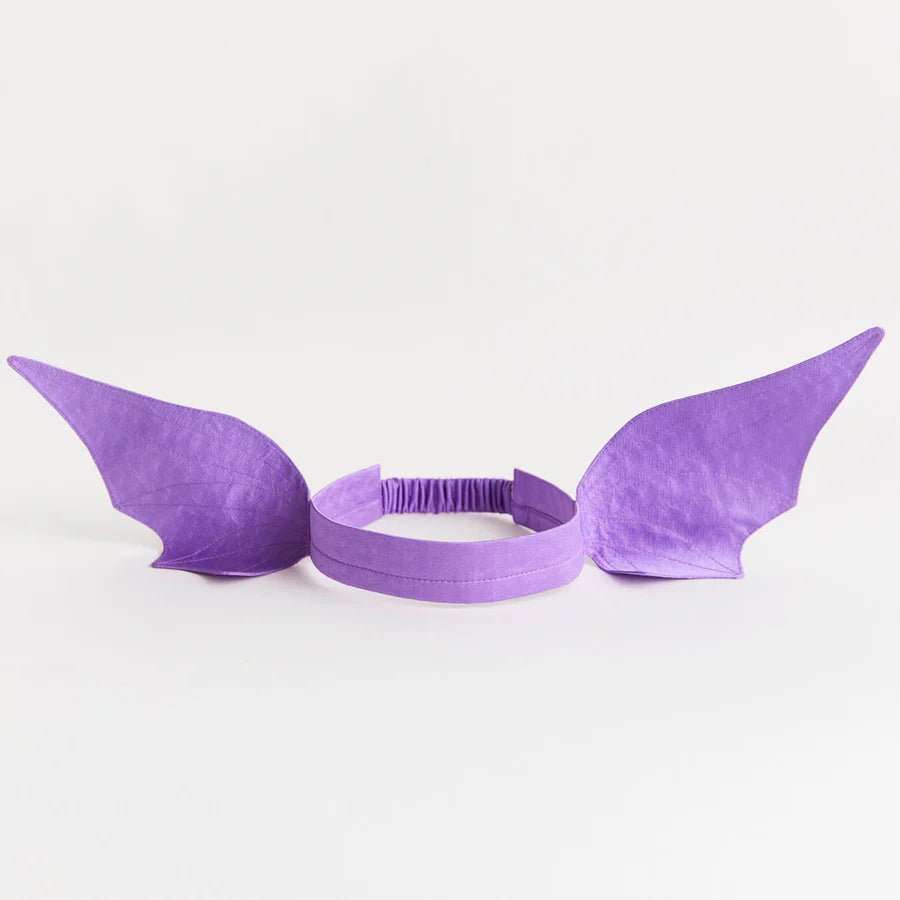 SARAH'S SILKS | DINOSAUR / DRAGON EARS HEADBAND & PLAYSILK SET - PURPLE *PRE - ORDER* by SARAH'S SILKS - The Playful Collective