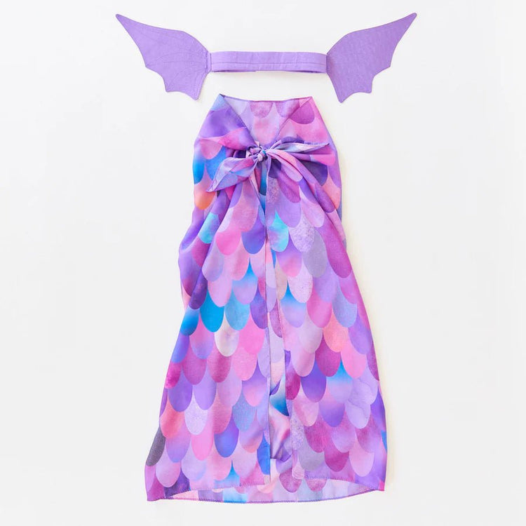 SARAH'S SILKS | DINOSAUR / DRAGON EARS HEADBAND & PLAYSILK SET - PURPLE *PRE - ORDER* by SARAH'S SILKS - The Playful Collective