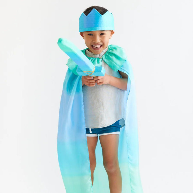 SARAH'S SILKS | SILK CAPE - SEA *PRE - ORDER* by SARAH'S SILKS - The Playful Collective