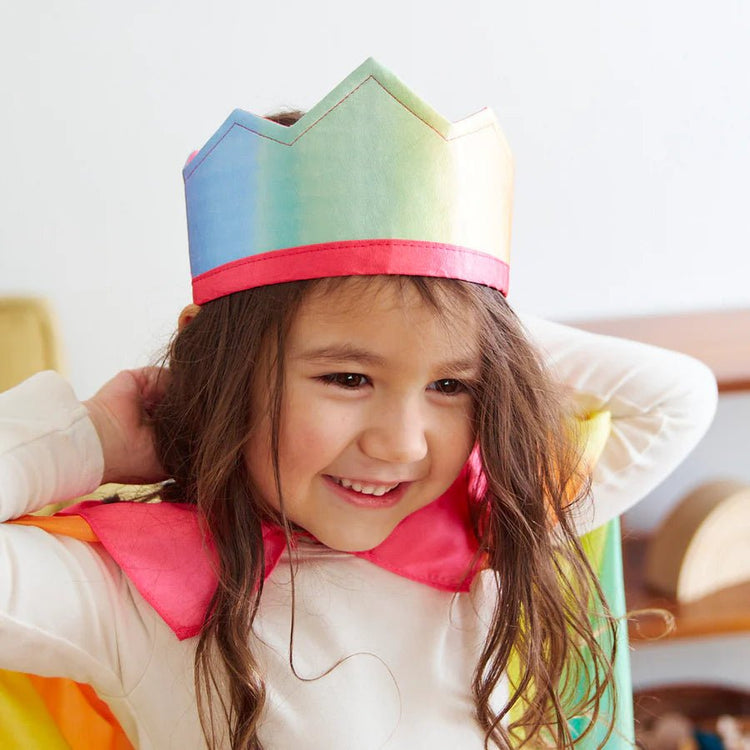 SARAH'S SILKS | SILK CROWN - RAINBOW *PRE - ORDER* by SARAH'S SILKS - The Playful Collective