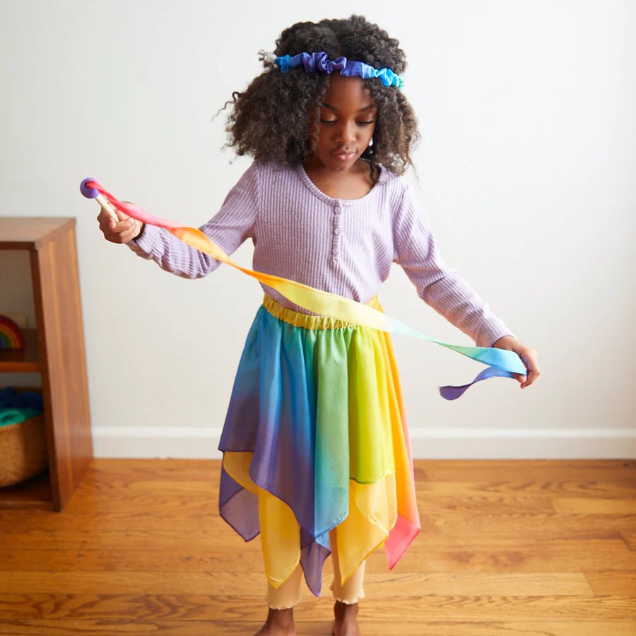 SARAH'S SILKS | SILK FAIRY SKIRT - RAINBOW *PRE - ORDER* by SARAH'S SILKS - The Playful Collective