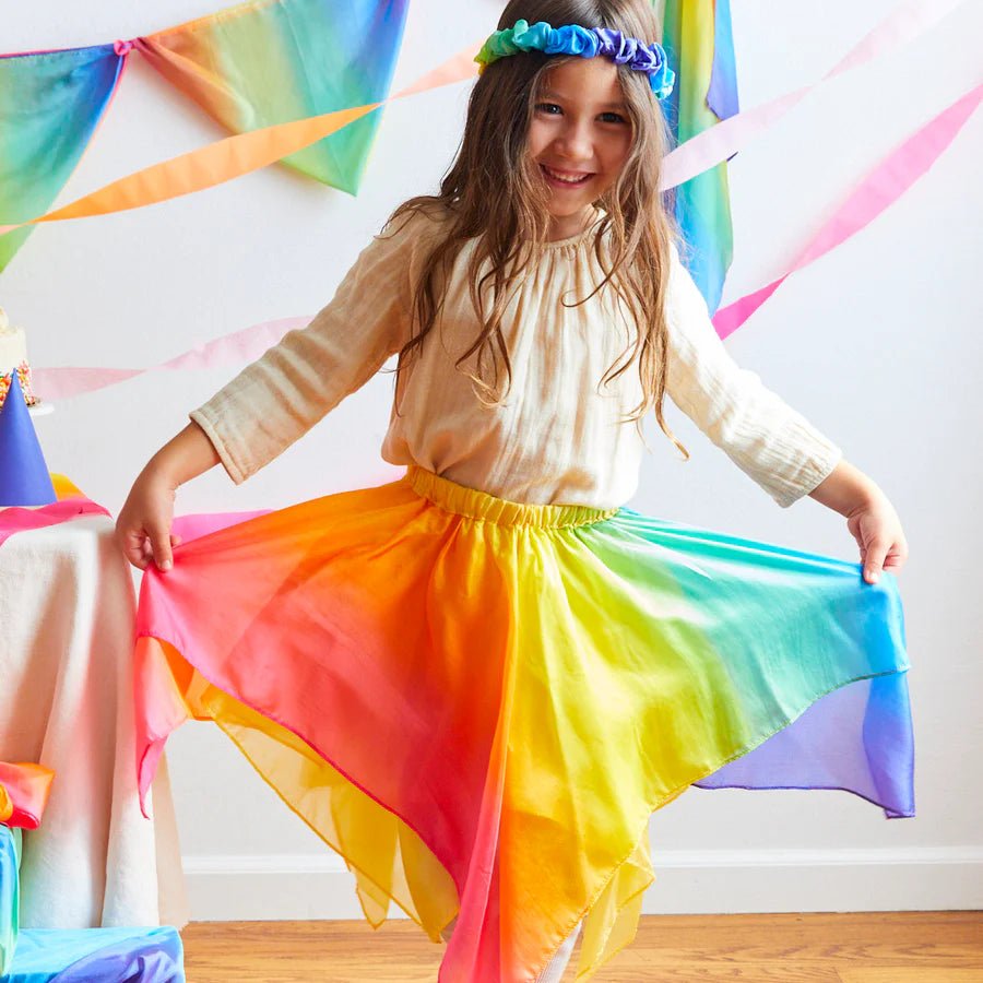 SARAH'S SILKS | SILK FAIRY SKIRT - RAINBOW *PRE - ORDER* by SARAH'S SILKS - The Playful Collective