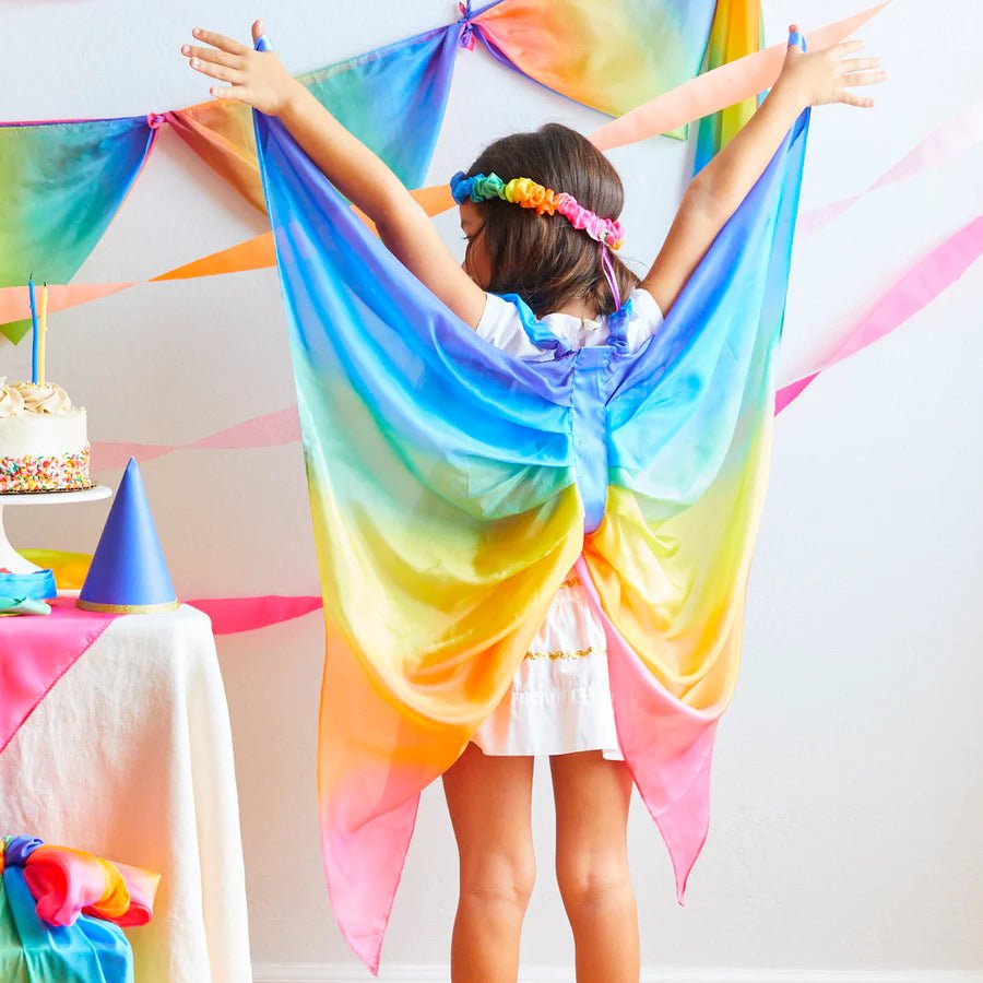 SARAH'S SILKS | SILK FAIRY WINGS - RAINBOW *PRE - ORDER* by SARAH'S SILKS - The Playful Collective