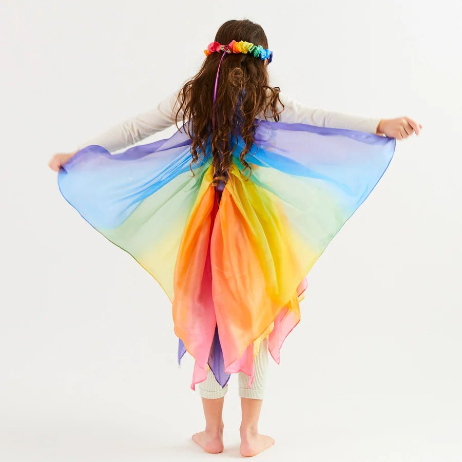 SARAH'S SILKS | SILK FAIRY WINGS - RAINBOW *PRE - ORDER* by SARAH'S SILKS - The Playful Collective