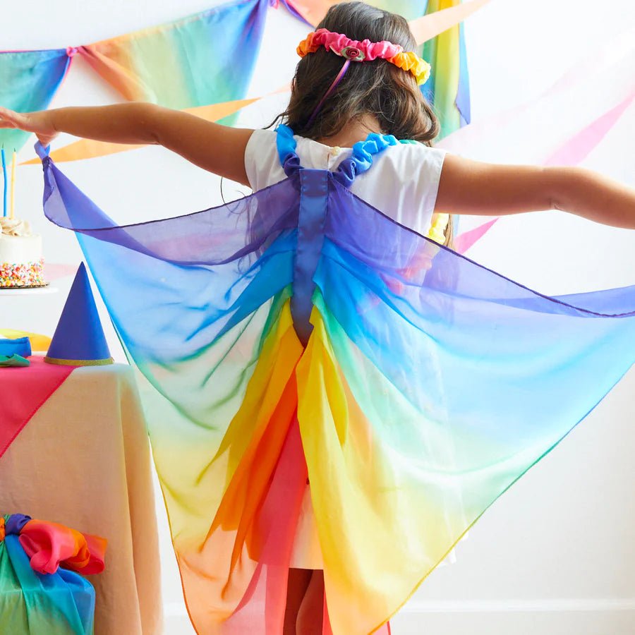 SARAH'S SILKS | SILK FAIRY WINGS - RAINBOW *PRE - ORDER* by SARAH'S SILKS - The Playful Collective