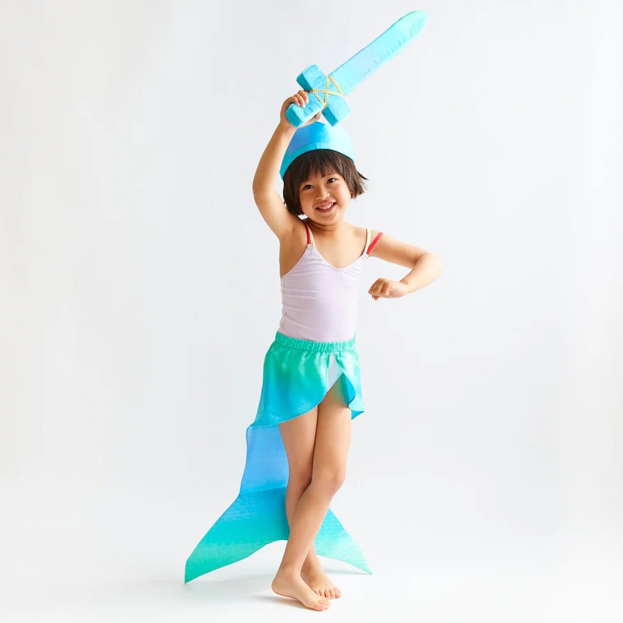 SARAH'S SILKS | SILK MERMAID'S TAIL - SEA *PRE - ORDER* Small by SARAH'S SILKS - The Playful Collective