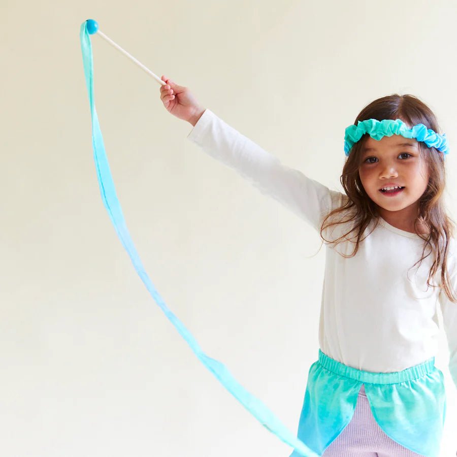 SARAH'S SILKS | SILK MINI STREAMER - SEA *PRE - ORDER* by SARAH'S SILKS - The Playful Collective