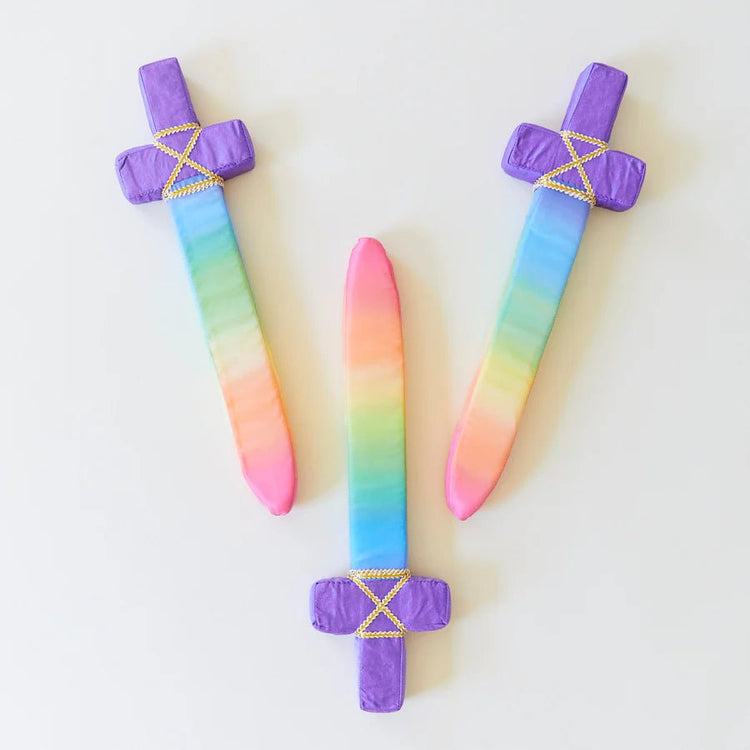 SARAH'S SILKS | SILK SOFT SHIELD & SWORD SET - RAINBOW *PRE - ORDER* by SARAH'S SILKS - The Playful Collective