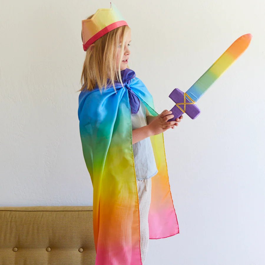 SARAH'S SILKS | SILK SOFT SHIELD & SWORD SET - RAINBOW *PRE - ORDER* by SARAH'S SILKS - The Playful Collective