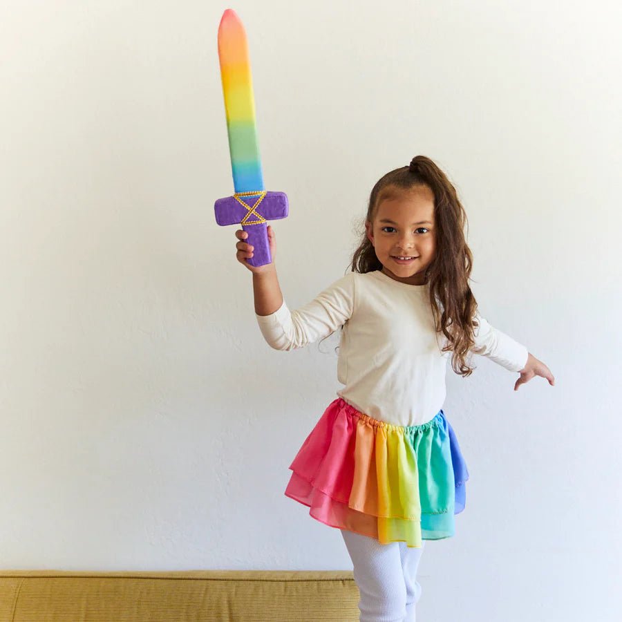 SARAH'S SILKS | SILK SOFT SHIELD & SWORD SET - RAINBOW *PRE - ORDER* by SARAH'S SILKS - The Playful Collective