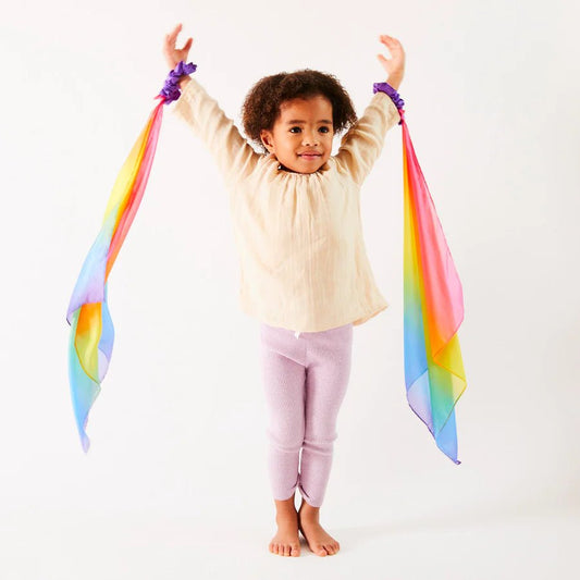 SARAH'S SILKS | WRIST STREAMERS - RAINBOW *PRE - ORDER* by SARAH'S SILKS - The Playful Collective