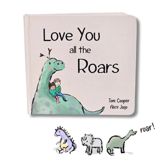 SCHNORG BABY | LOVE YOU ALL THE ROARS KEEPSAKE BOOK by SCHNORG BABY - The Playful Collective