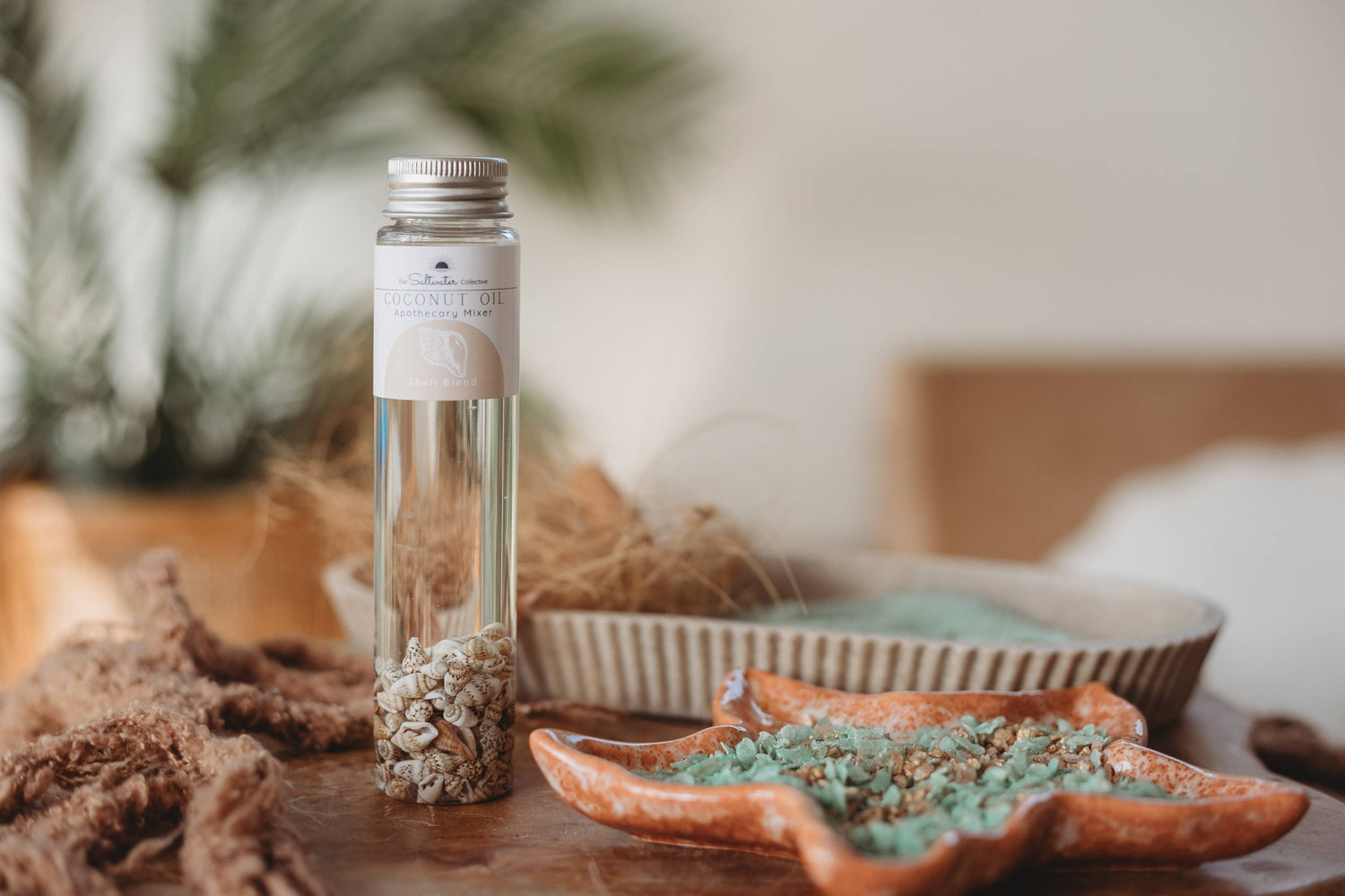 SHELL BLEND - COCONUT OIL POTION APOTHECARY MIXER - POTION PLAY INGREDIENT by THE SALTWATER COLLECTIVE - The Playful Collective