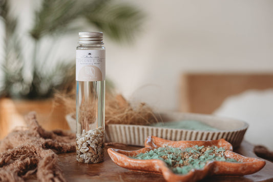 SHELL BLEND - COCONUT OIL POTION APOTHECARY MIXER - POTION PLAY INGREDIENT by THE SALTWATER COLLECTIVE - The Playful Collective