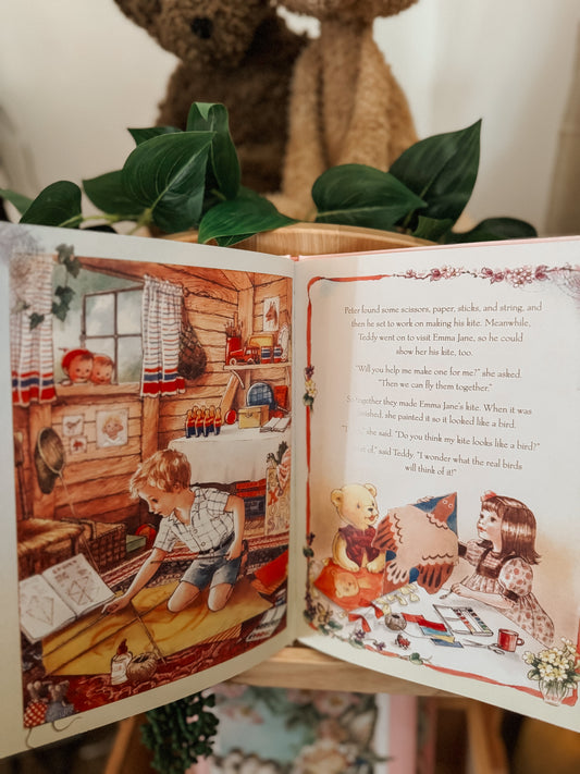 SHIRLEY BARBER | TEDDY’S FOREST FRIENDS - KITE TROUBLE by SHIRLEY BARBER - The Playful Collective