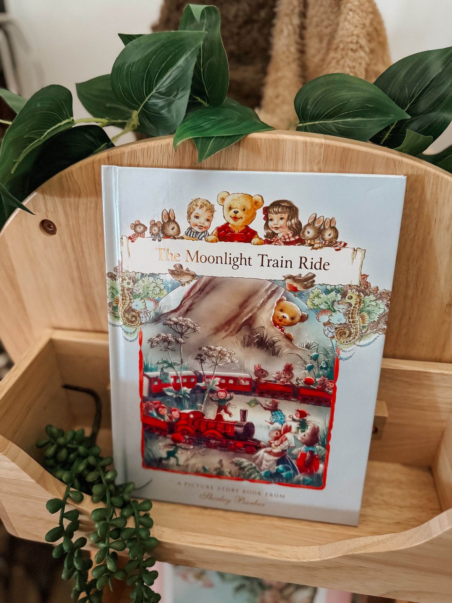 SHIRLEY BARBER | TEDDY’S FOREST FRIENDS - THE MOONLIGHT TRAIN RIDE by SHIRLEY BARBER - The Playful Collective