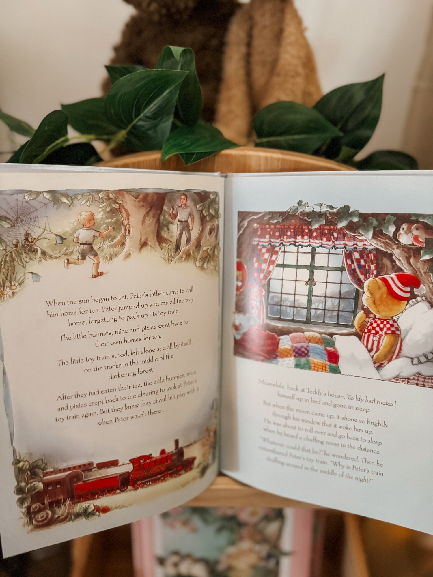 SHIRLEY BARBER | TEDDY’S FOREST FRIENDS - THE MOONLIGHT TRAIN RIDE by SHIRLEY BARBER - The Playful Collective