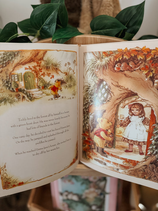 SHIRLEY BARBER | TEDDY’S FOREST FRIENDS - THE PIXIES’ KETTLE HOUSE by SHIRLEY BARBER - The Playful Collective