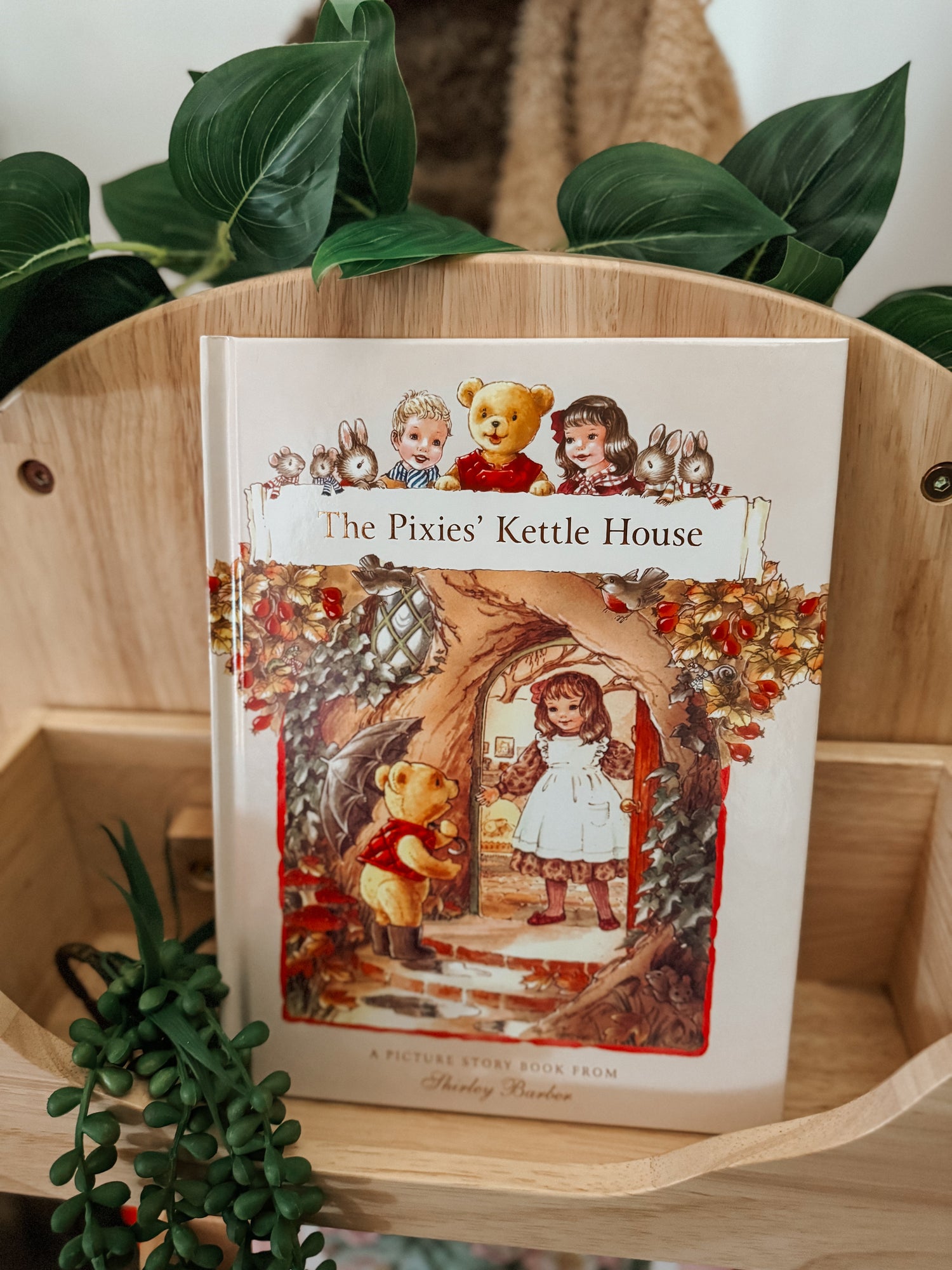 SHIRLEY BARBER | TEDDY’S FOREST FRIENDS - THE PIXIES’ KETTLE HOUSE by SHIRLEY BARBER - The Playful Collective