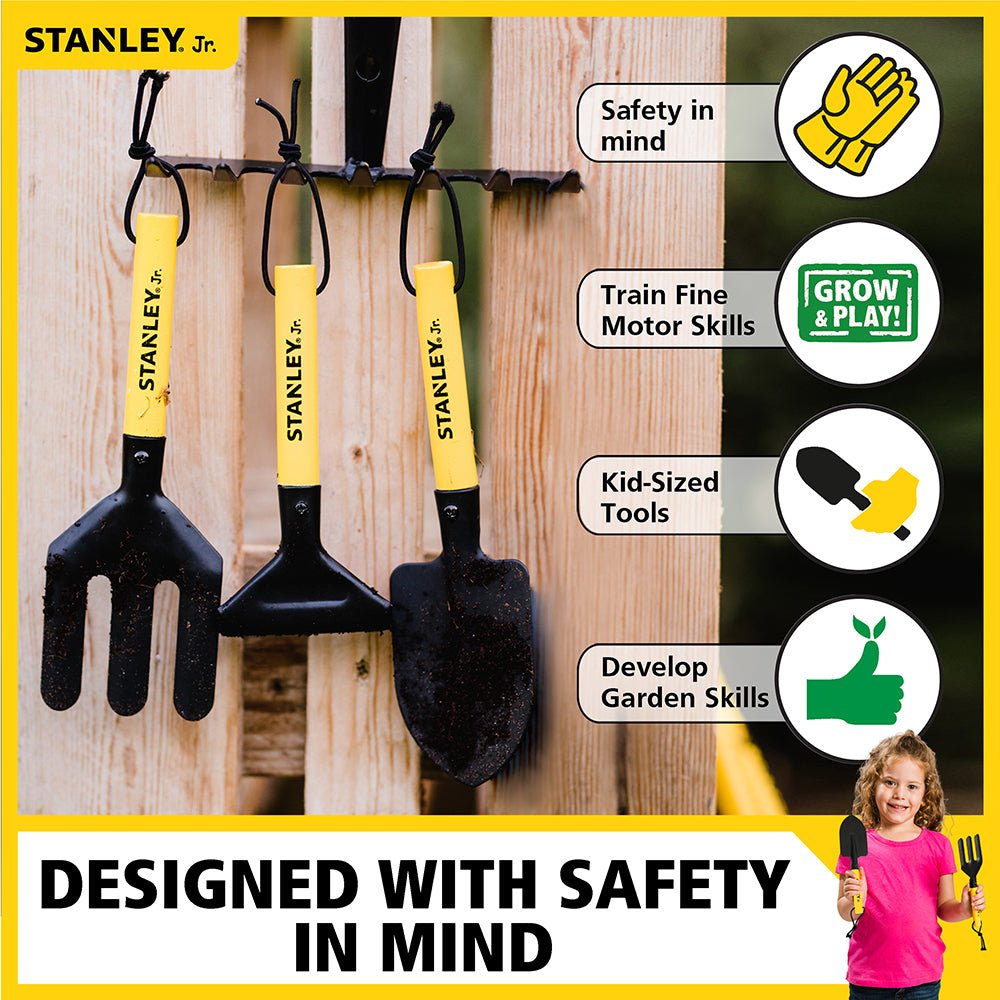 STANLEY JR. | GARDENING HAND TOOLS - SET OF 3 by STANLEY JR. - The Playful Collective