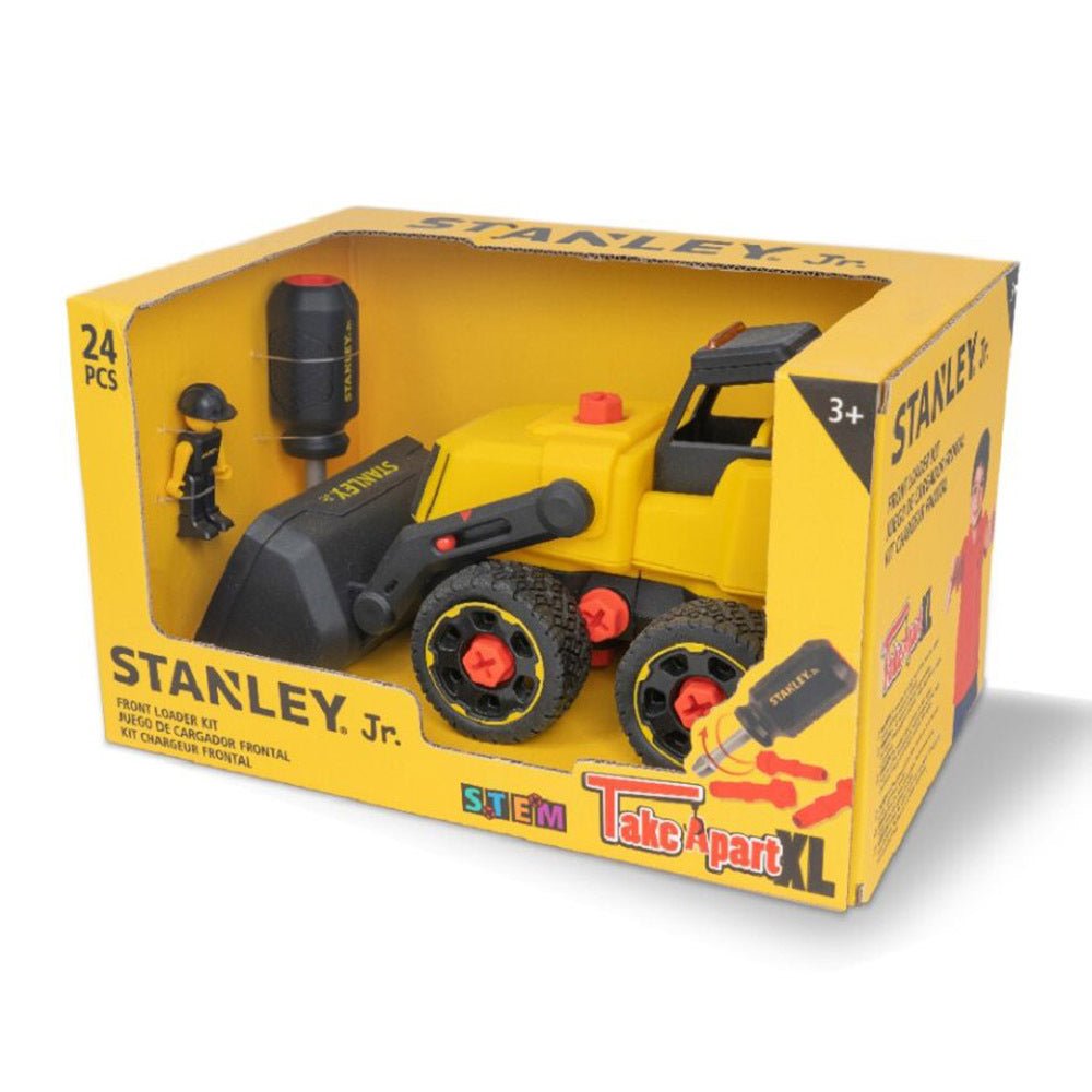 STANLEY JR. | TAKE APART FRONT END LOADER KIT - 24 PIECES *PRE - ORDER* by STANLEY JR. - The Playful Collective