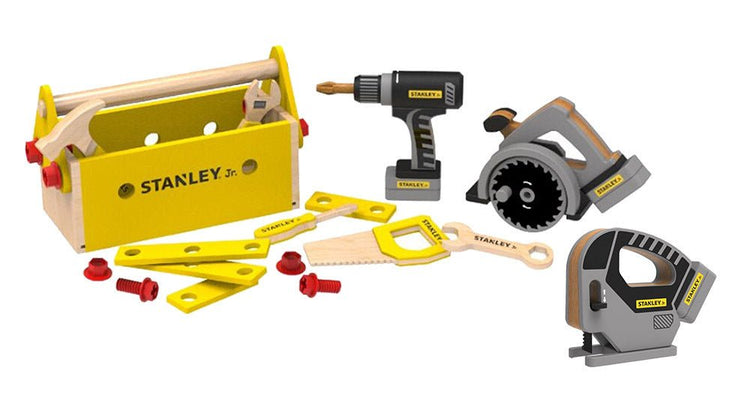 STANLEY JR. | WOODEN TOOL SET - 28 PIECES *PRE - ORDER* by STANLEY JR. - The Playful Collective