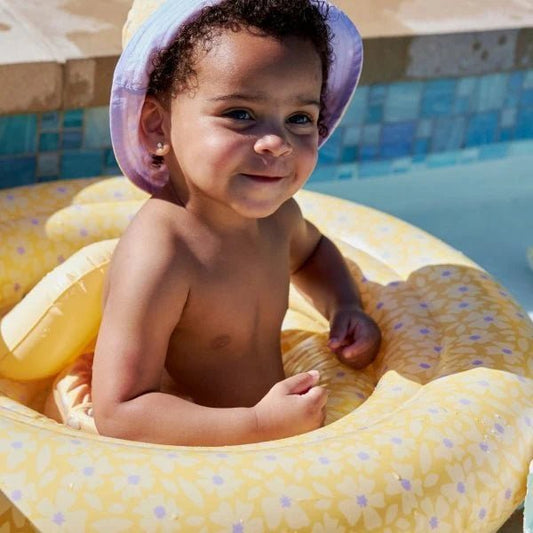 SWIM ESSENTIALS | BABY SWIMSEAT - FLORISH YELLOW (0 - 1Y) by SWIM ESSENTIALS - The Playful Collective