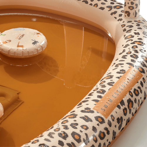 SWIM ESSENTIALS | INFLATABLE ADVENTURE POOL - BEIGE LEOPARD by SWIM ESSENTIALS - The Playful Collective