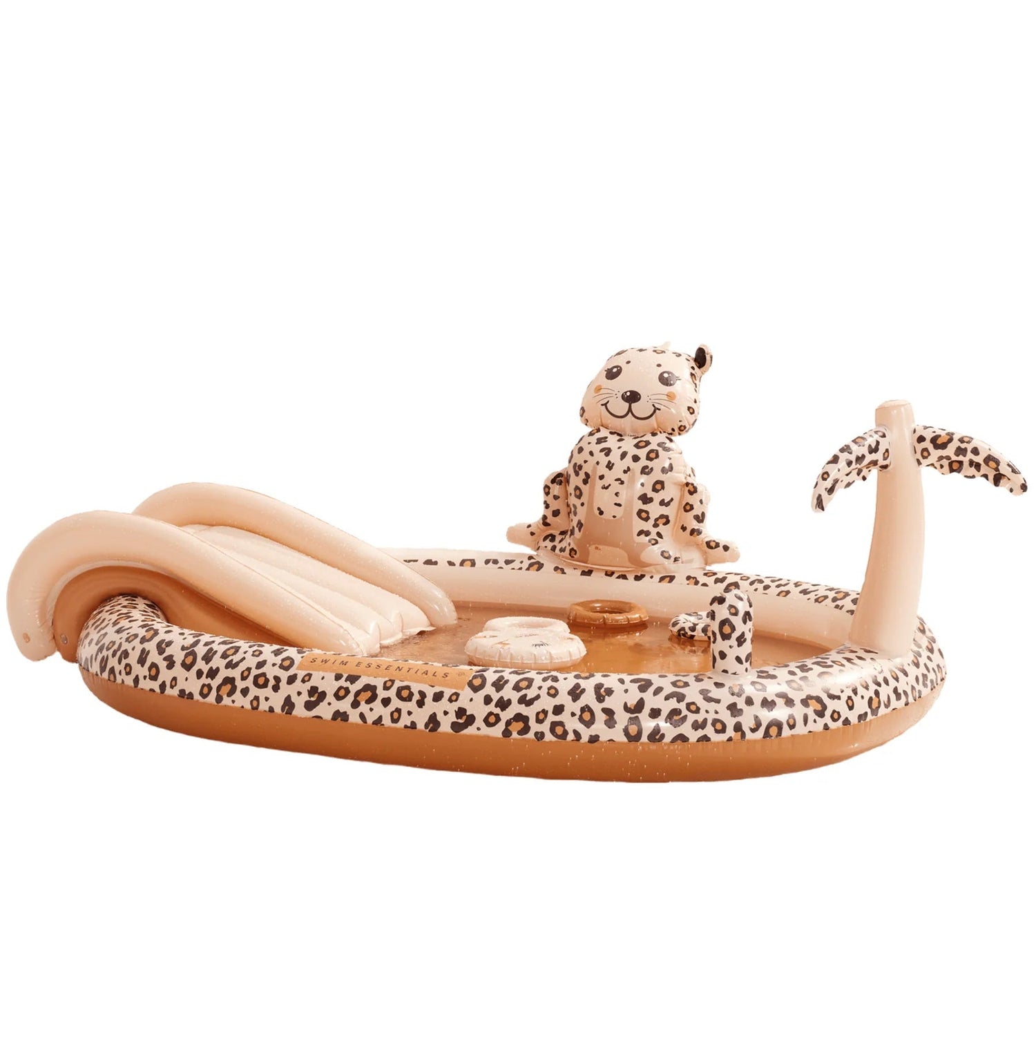 SWIM ESSENTIALS | INFLATABLE ADVENTURE POOL - BEIGE LEOPARD by SWIM ESSENTIALS - The Playful Collective