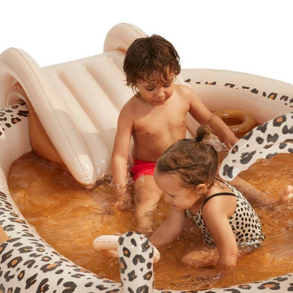 SWIM ESSENTIALS | INFLATABLE ADVENTURE POOL - BEIGE LEOPARD by SWIM ESSENTIALS - The Playful Collective