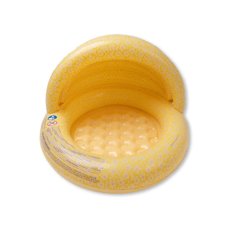 SWIM ESSENTIALS | INFLATABLE CHILDREN'S POOL WITH CANOPY - FLORISH YELLOW (100CM) by SWIM ESSENTIALS - The Playful Collective