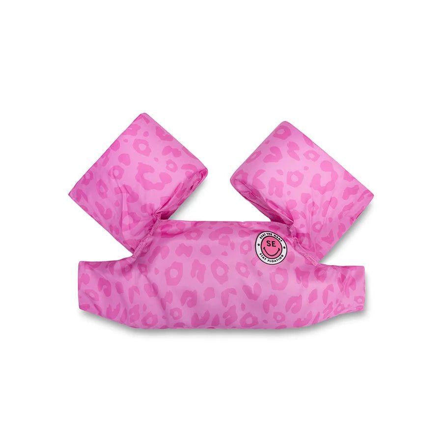 SWIM ESSENTIALS | PUDDLE JUMPER SWIM VEST - PINK LEOPARD (2 - 6Y) by SWIM ESSENTIALS - The Playful Collective