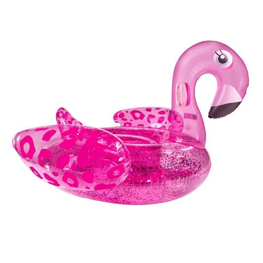 SWIM ESSENTIALS | RIDE - ON - NEON LEOPARD FLAMINGO *PRE - ORDER* by SWIM ESSENTIALS - The Playful Collective