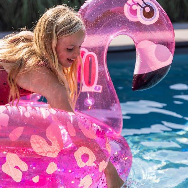 SWIM ESSENTIALS | RIDE - ON - NEON LEOPARD FLAMINGO *PRE - ORDER* by SWIM ESSENTIALS - The Playful Collective