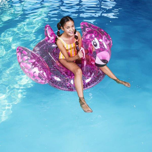 SWIM ESSENTIALS | RIDE - ON - NEON LEOPARD FLAMINGO *PRE - ORDER* by SWIM ESSENTIALS - The Playful Collective